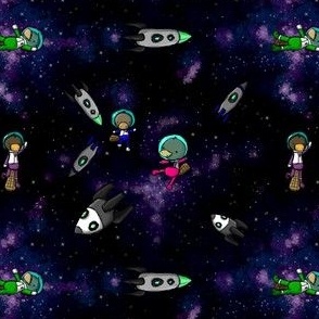 Platypi in Space Galaxy