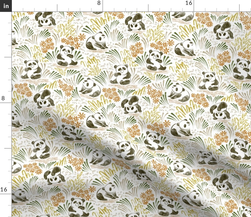 Rolling Pandas - small scale