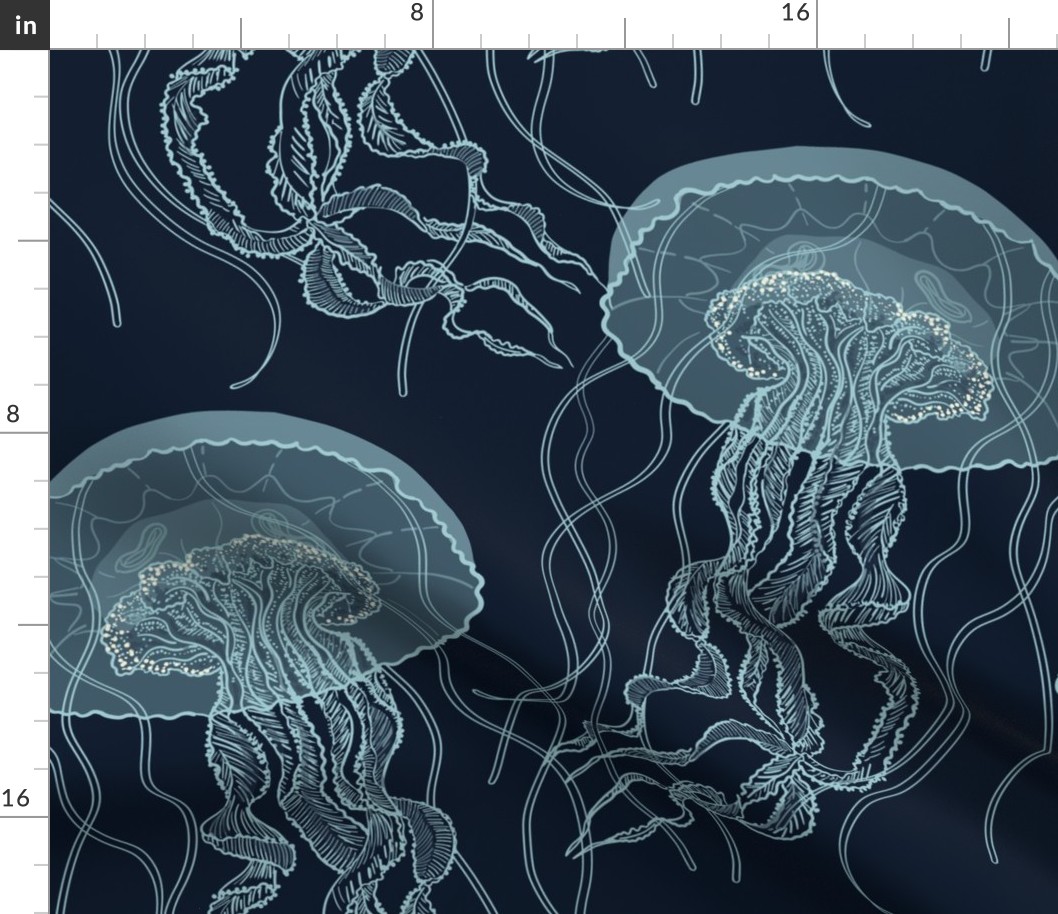 Jellyfish blue