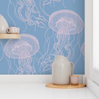 cozy jelly fish pastel