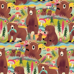 brown bears are back // medium scale