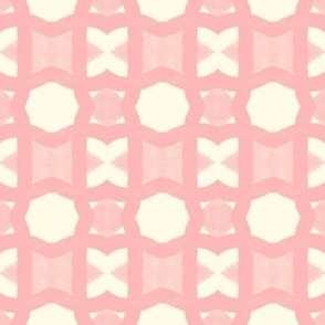 Vintage Pink Geometric