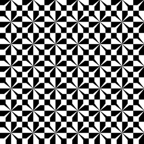 op art abstract monochrome geometric illusion