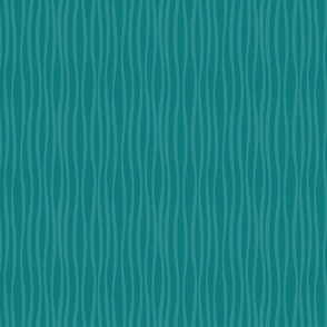 Turquoise light sea green warped stripes