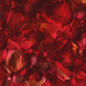 Deep red petals