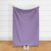 1´´ Very peri gingham buffallo check in Pantone color of the year 2022 and sweet pink Small scale 