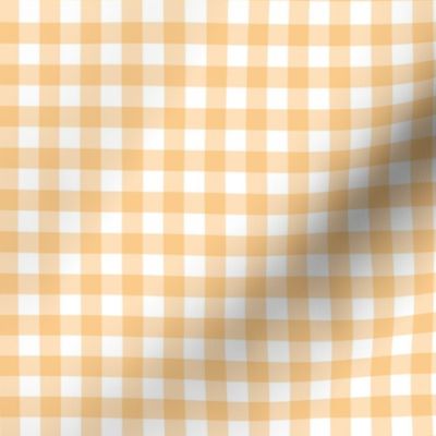 Orange Gingham Small (1/2")