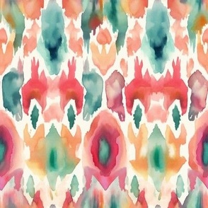 Ikat watercolour three