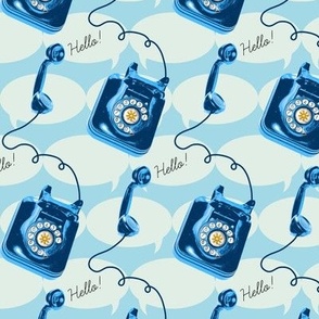 Hanging on the Telephone (Huckleberry) || retro rotary phones