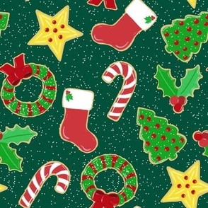 Christmas Sugar Cookies, Evergreen