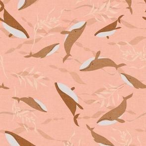 Whale Dreaming {Coral}