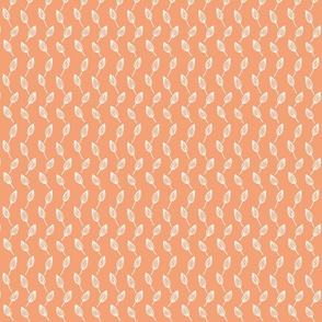 Doodle Leaves [orange] small