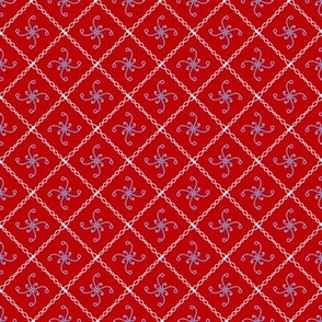 Modern Snow - Christmas Red
