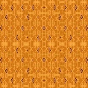 Vintage Decorative Arabesque - Saffron Yellow, small