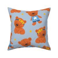 cute teddy bear with stars