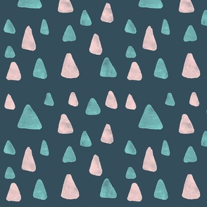 Cute watercolor triangles