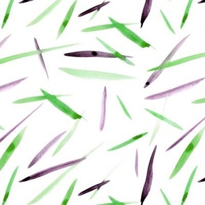 Green and puce fortune lines - watercolor abstract brush stroke - painted minimal texture - scandi abstraction a782-3