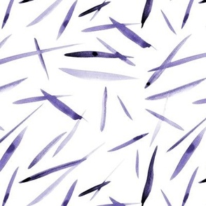 Amethyst fortune lines - watercolor purple abstract brush stroke - painted violet minimal texture - scandi abstraction a782-13