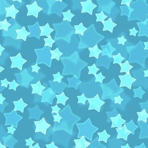 Starry Bokeh Pattern - Blueberry Sorbet Color