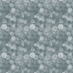 Bokeh Bubbles - Slate Gray - small scale