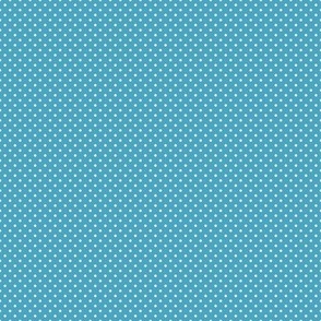 Micro Polka Dot Pattern - Blueberry Sorbet and White