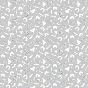 Memphis Geometric - Light Grey