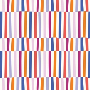 [LARGE]  Clumsy Stripes - Blue & Lilac