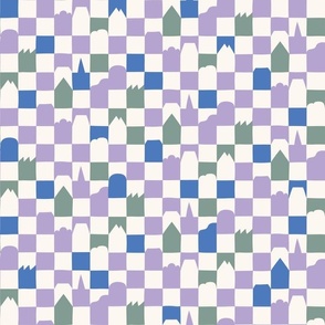 [SMALL]  Home Checkerboard - Lavender