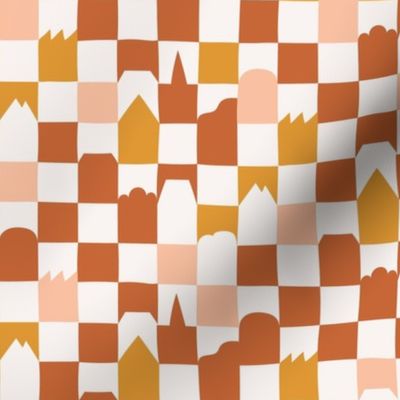 [SMALL]  Home Checkerboard - Terracotta