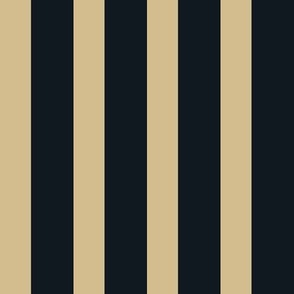 The Gold and the Black: Plain Small Stripe