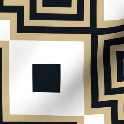 The Gold and the Black: Squared Deco