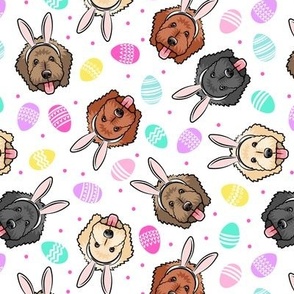 easter golden doodles - bunny ears Easter eggs - brights - LAD21