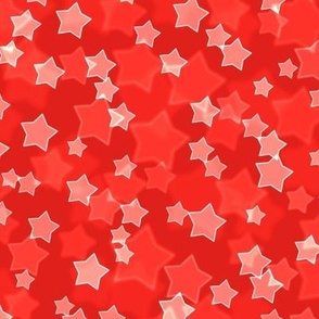 Starry Bokeh Pattern - Vivid Red Color