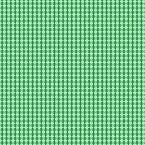 GCP8 -  Tiny - Green  Gradient Squares on Point