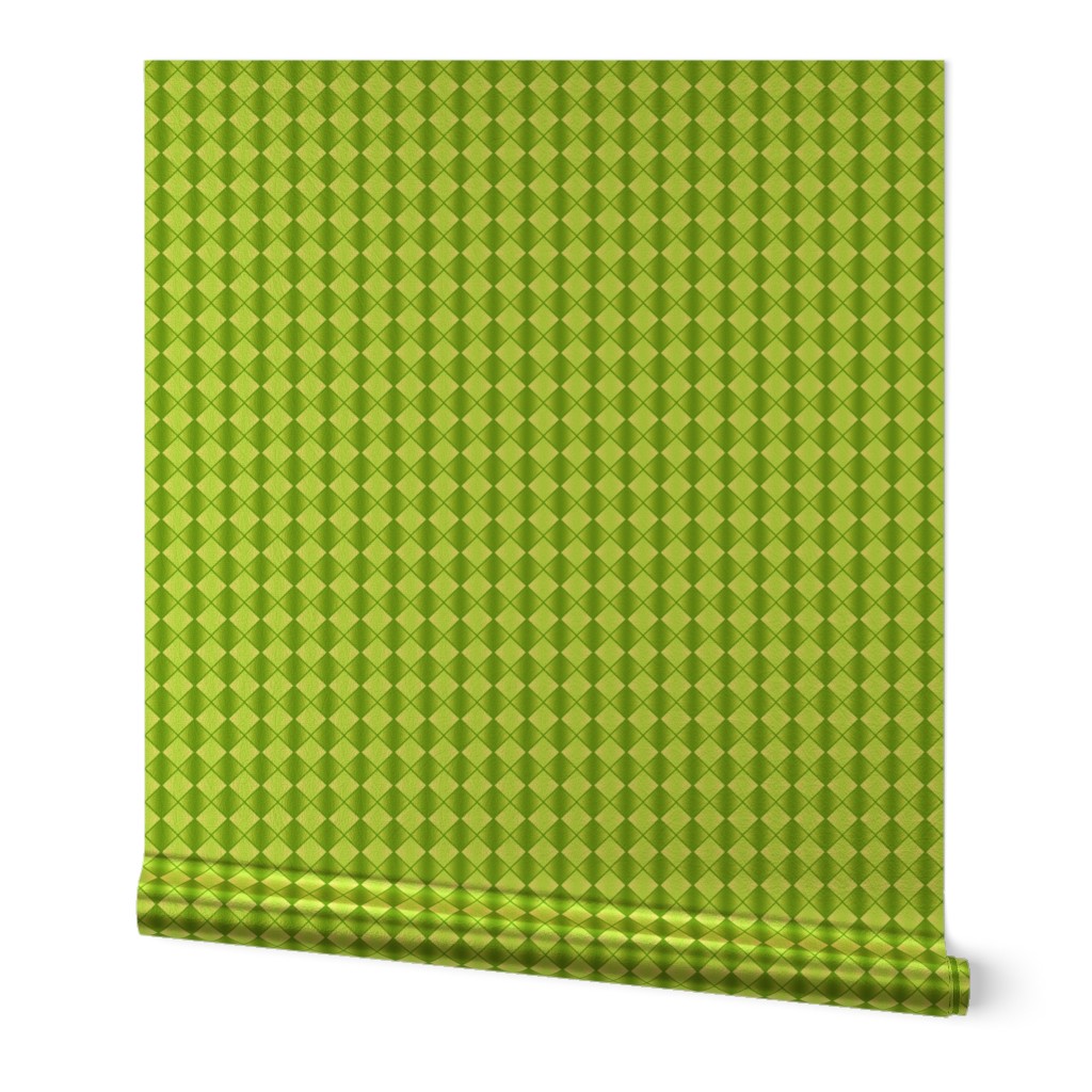 GSP6 -  Small - Gradient Checks on Point in Lime Green