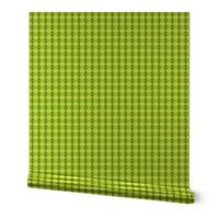 GSP6 -  Small - Gradient Checks on Point in Lime Green