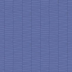Squiggly Lines - Periwinkle