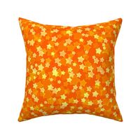 Starry Bokeh Pattern - Vivid Orange Color