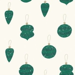Christmas Ornaments - Green