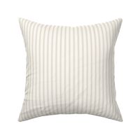 Ticking Stripe: Bone & Cream