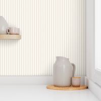 Ticking Stripe: Bone & Cream