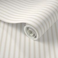 Ticking Stripe: Bone & Cream