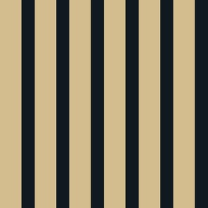 The Gold and the Black: Wider Gold Stripe - Vertical