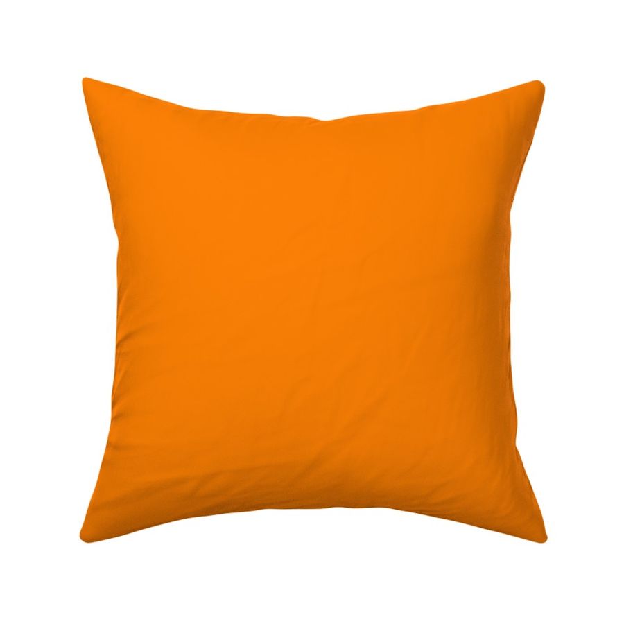 Solid Orange Bold Orange FF8000 Plain Fabric Solid Coordinate