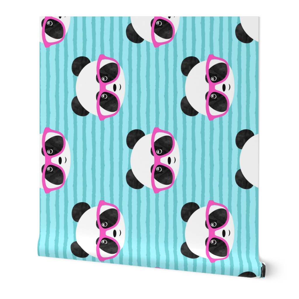 (large scale) pandas with pink glasses  (90) C21