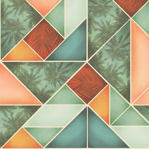 Palm Springs Tangram Mid-Century (big scale)