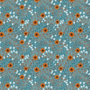 whimsical floral pattern