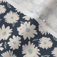 Loved Flower Navy and Cream