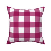 2" Magenta Gingham - Medium (Bright Easter Collection)