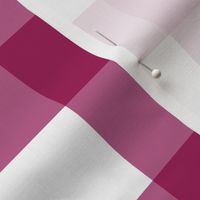 2" Magenta Gingham - Medium (Bright Easter Collection)